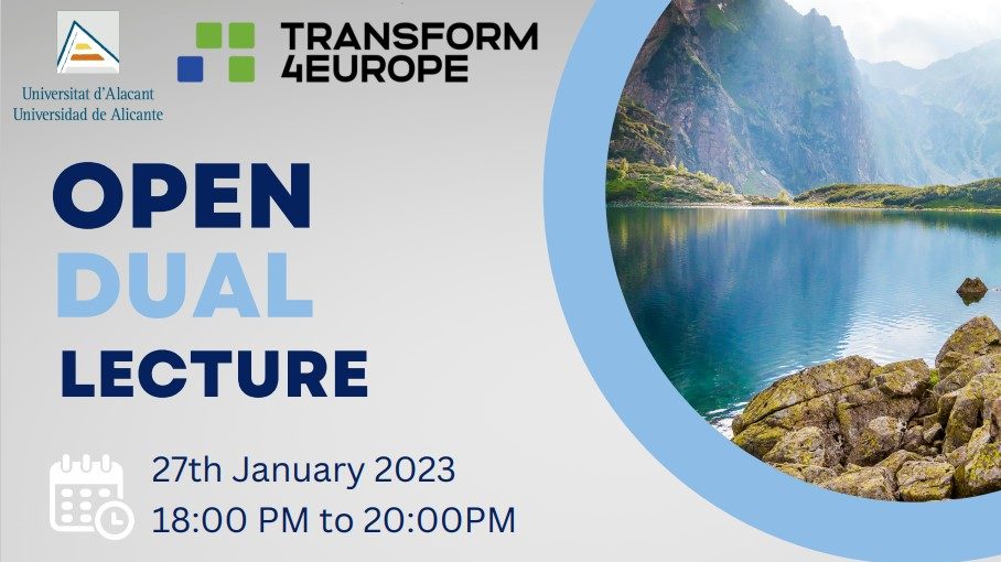 Open Dual Lecture at the University of Alicante