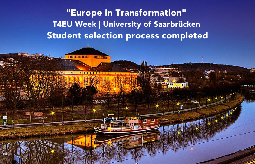 Mobility week ” “Europe in transformation”: selection procedure
