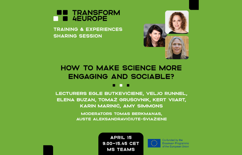 How to make science more engaging and sociable?