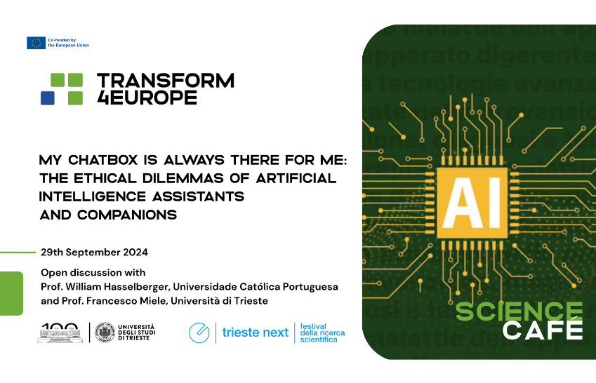 Science Café at the festival Trieste Next: My chatbot is always there for me