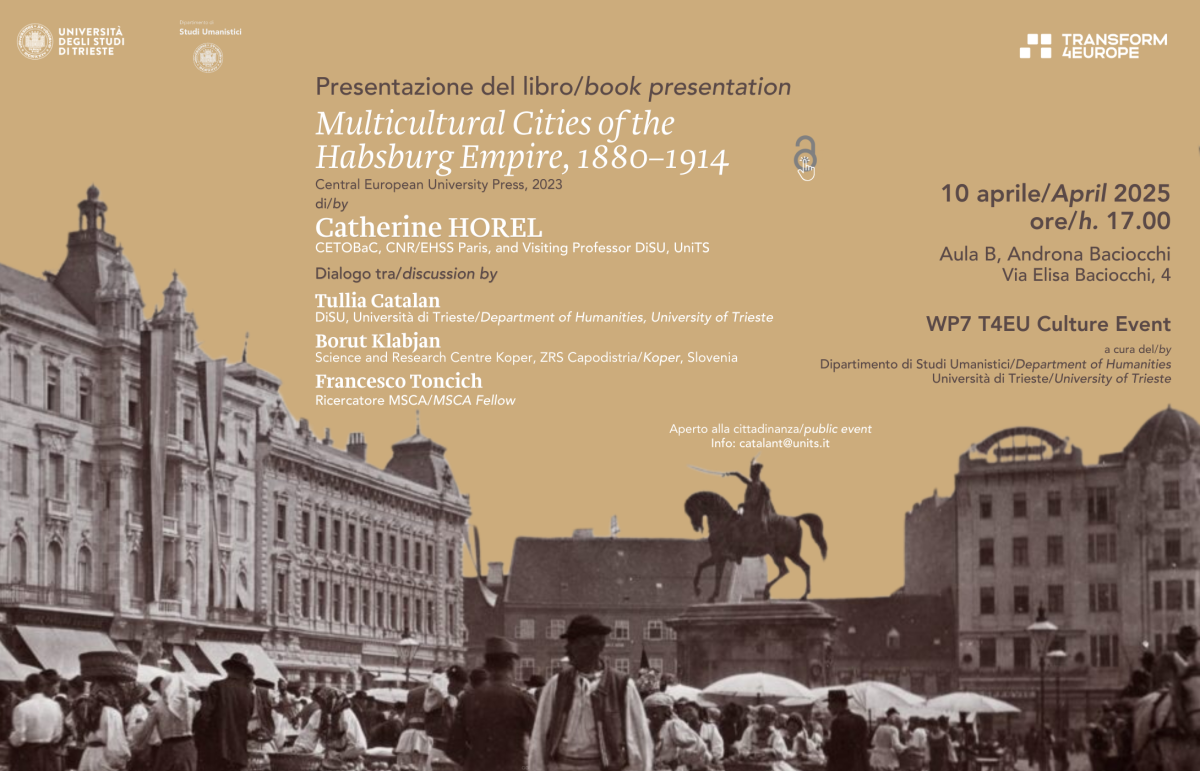 Presentation of the Book “Multicultural Cities of the Habsburg Empire” by Catherine Horel